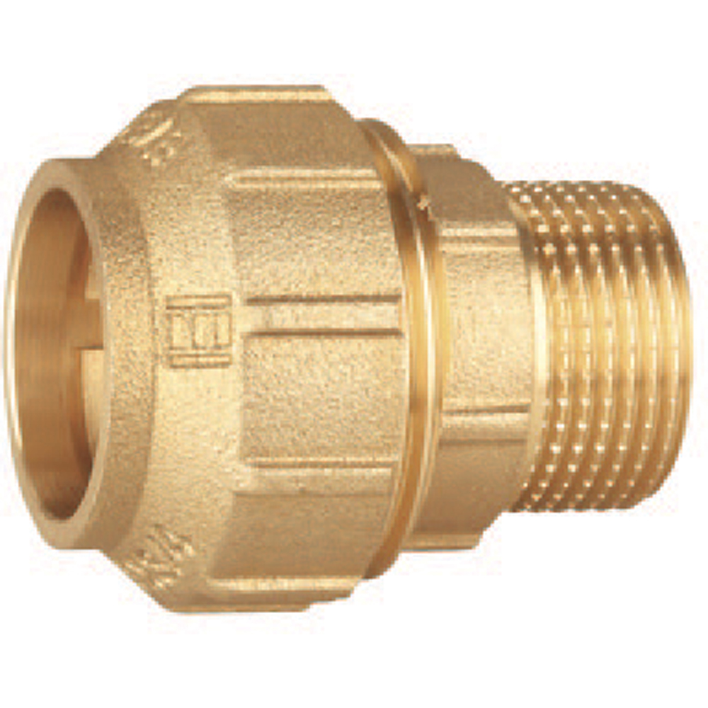 Mufa rapida EVERLINE, exterior, 1", 32mm, alama, auriu
