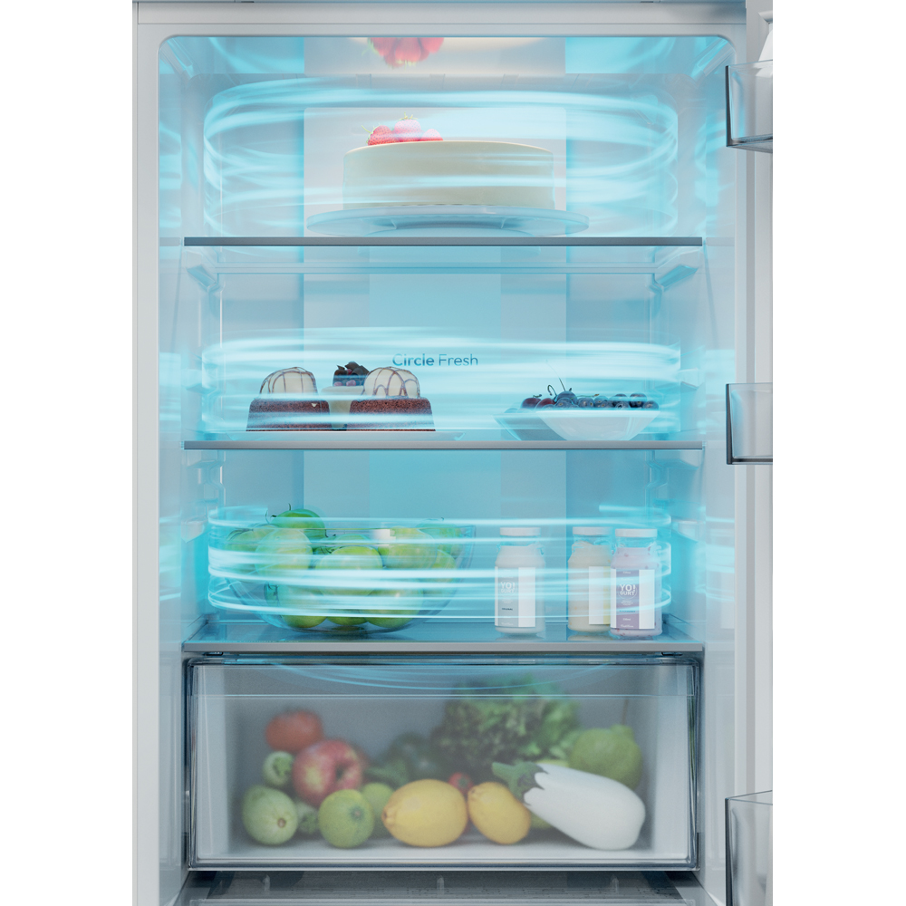Combina frigorifica incorporabila CANDY ECNBQT3518E, Total No Frost, 251 l, H 177 cm, Clasa E