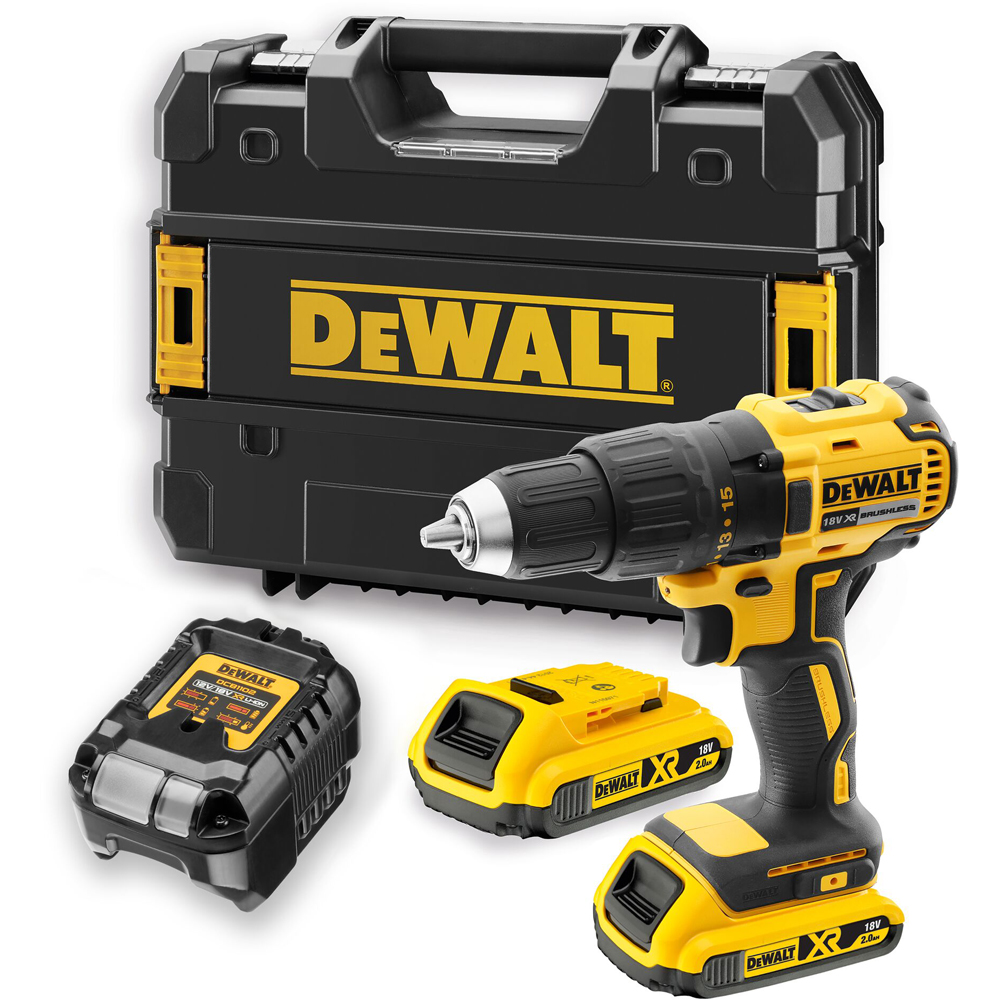 Masina de gaurit DEWALT DCD777D2T TSTAK, 18V, 2x2Ah, 1750RPM, 65Nm