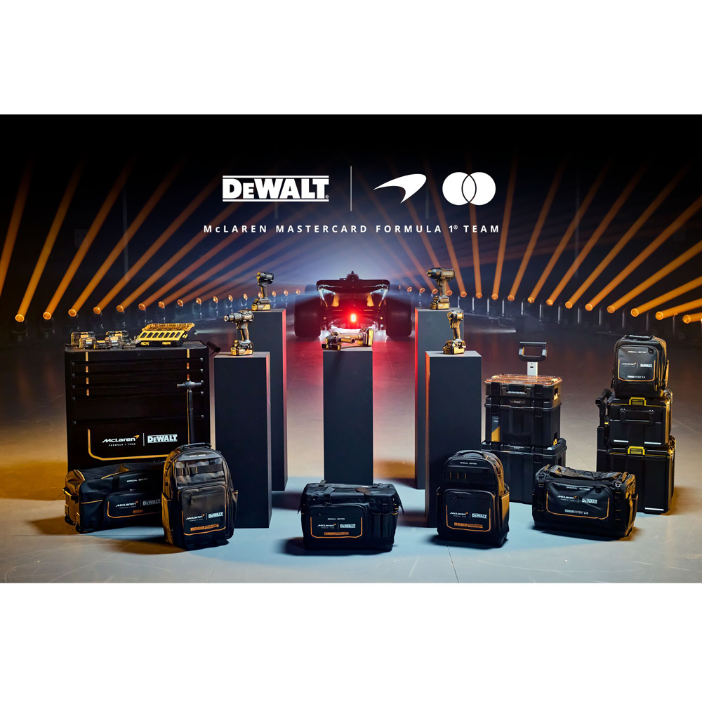 Polizor unghiular DEWALT DCG45MP2T-QW x McLaren F1 Team, 5500RPM, 2x5Ah, 125mm