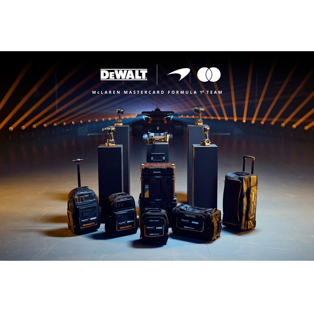 Polizor unghiular DEWALT DCG45MP2T-QW x McLaren F1 Team, 5500RPM, 2x5Ah, 125mm