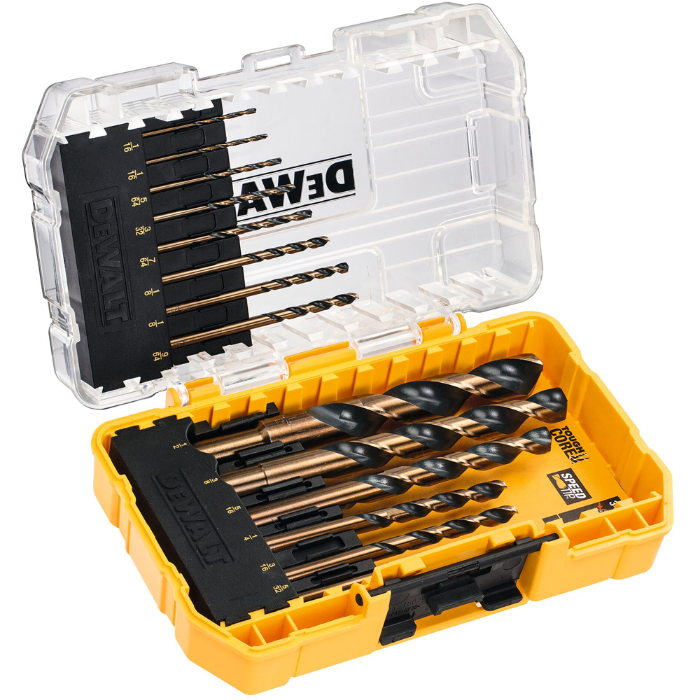 Set burghie metal DEWALT DT70727-QZ, 1-8 mm, 14 bucati 14buc