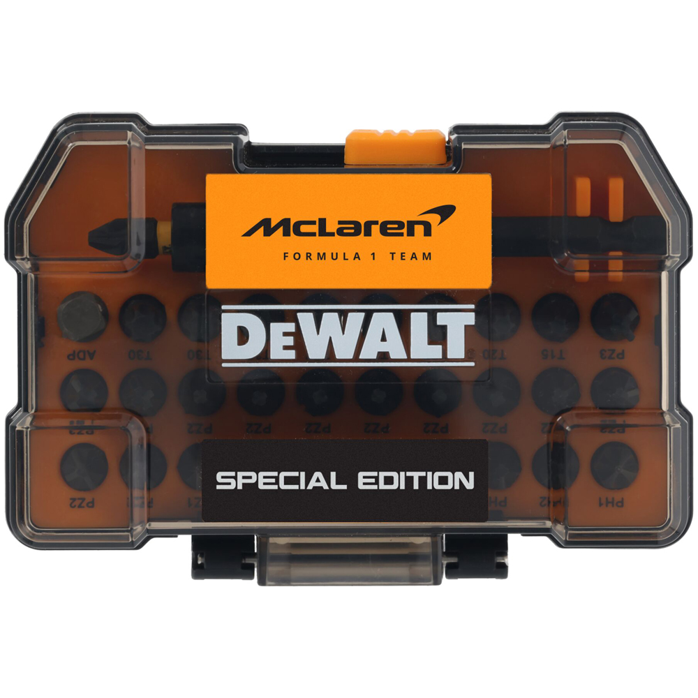 Set biti DEWALT DT70900T-QZ x McLaren F1 Team, 32 piese