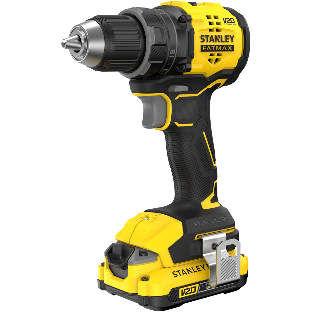 Masina de gaurit STANLEY FATMAX SFMCD714D, 18V, 2Ah, 1 acumulator, 1900RPM, 60Nm