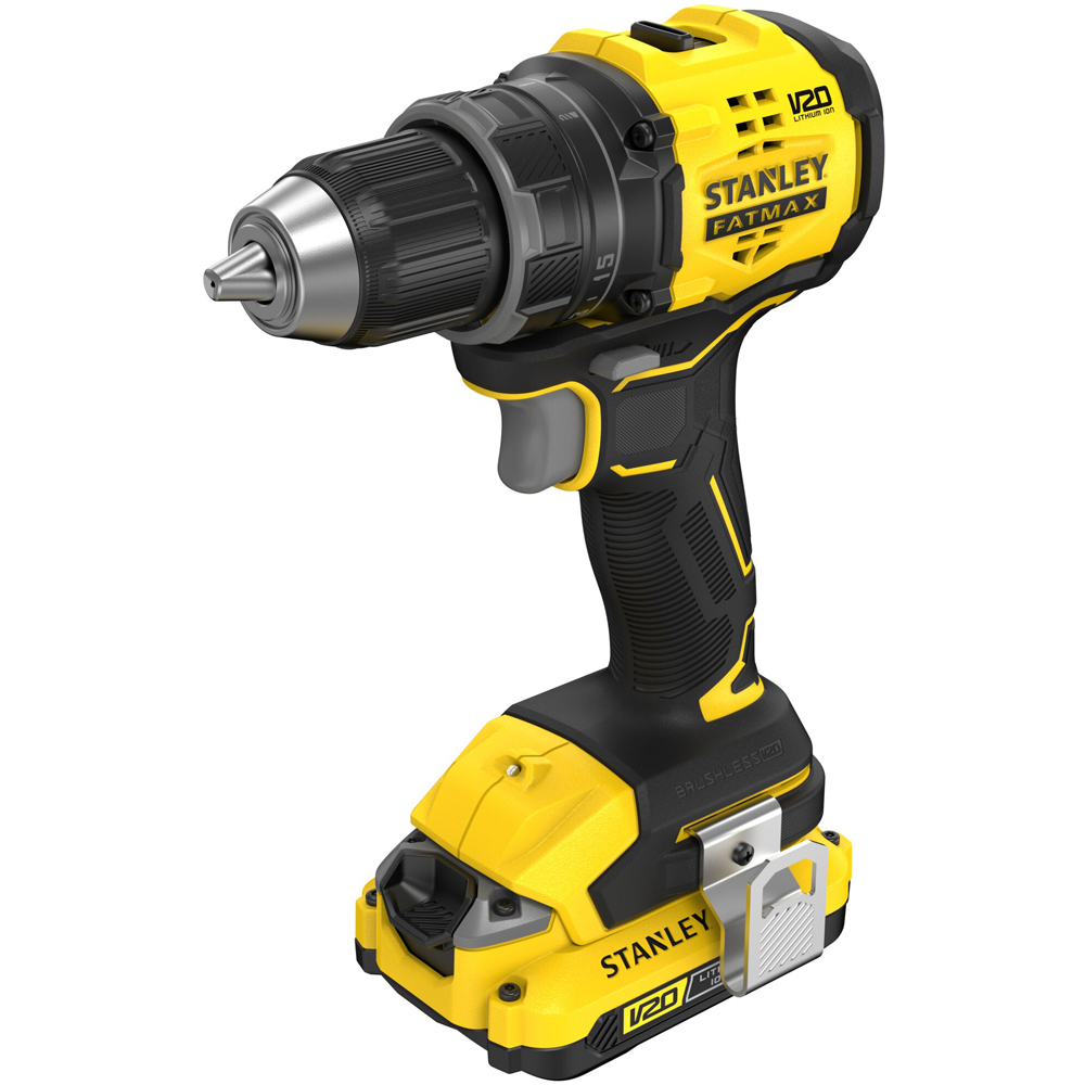 Masina de gaurit STANLEY FATMAX SFMCD714D, 18V, 2Ah, 1 acumulator, 1900RPM, 60Nm