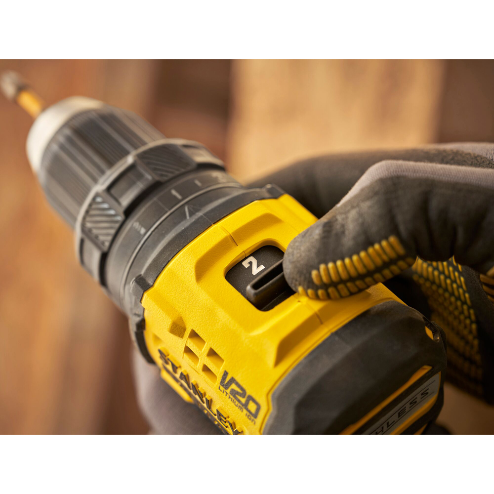 Masina de gaurit STANLEY FATMAX SFMCD714D, 18V, 2Ah, 1 acumulator, 1900RPM, 60Nm