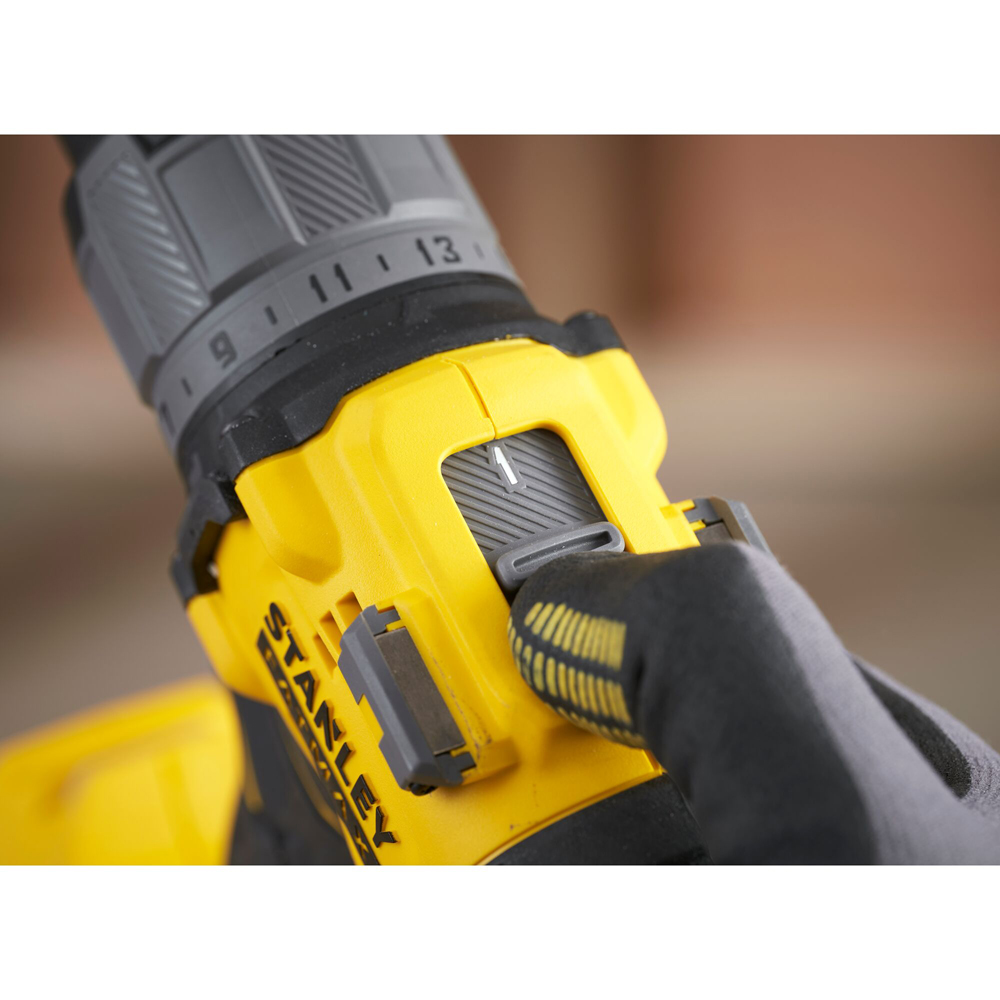 Masina de gaurit cu percutie STANLEY FATMAX SFMCD726MD, 18V, 2/ 4Ah, 2 acumulatori, 2000RPM, 80Nm