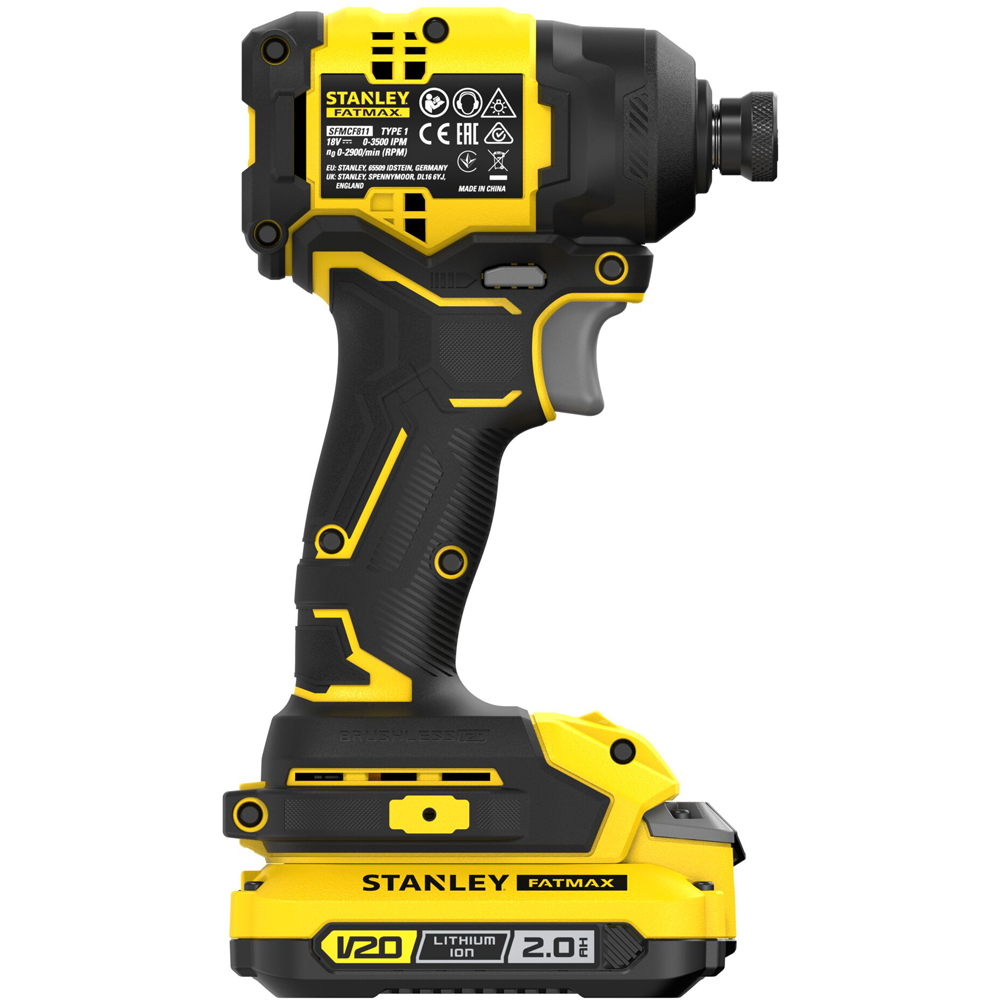 Masina de insurubat cu impact STANLEY FATMAX SFMCF811, 18V, 2Ah, 1 acumulator, 2900 RPM, 180Nm