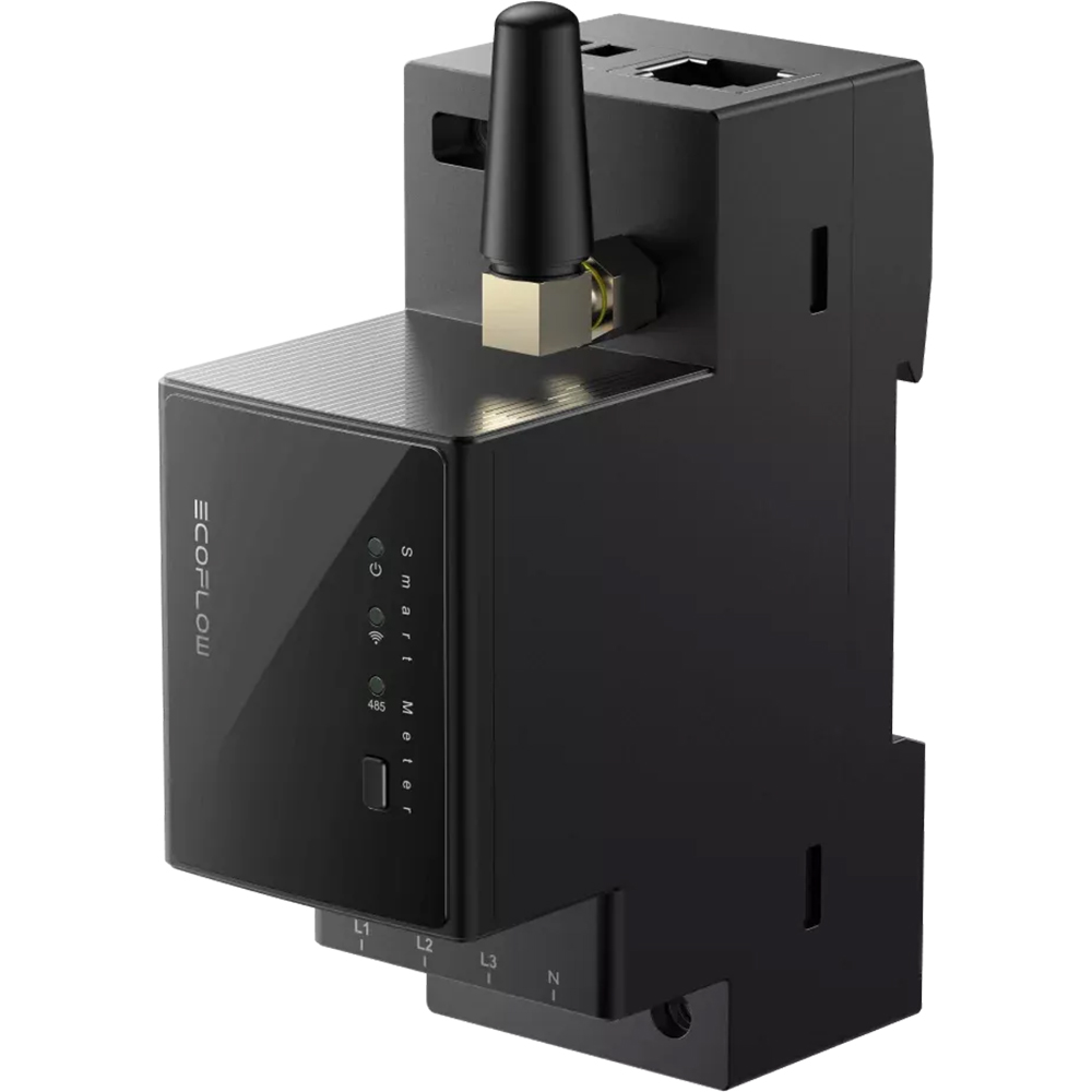 Smart meter ECOFLOW, negru