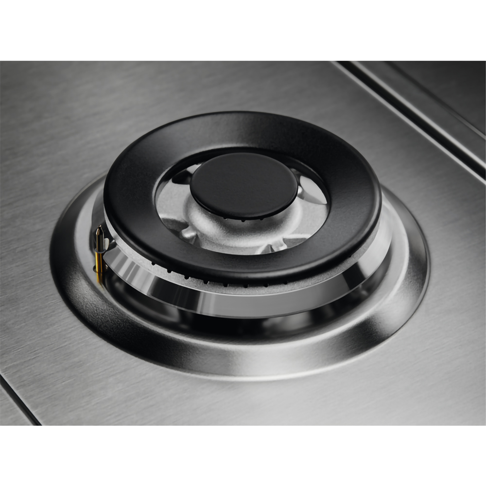 Plita incorporabila ELECTROLUX EGS64362XX, Gaz, 4 arzatoare, Wok, inox