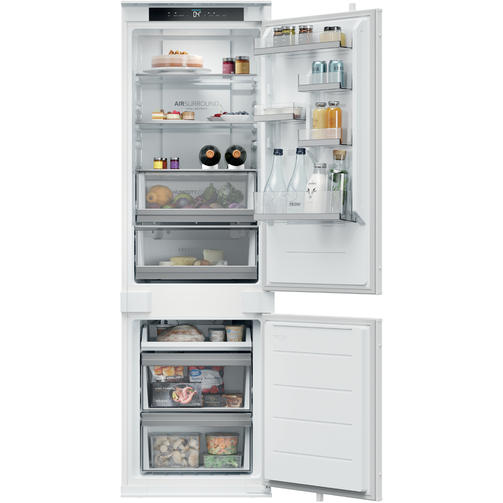 Combina frigorifica incorporabila HAIER EHBQW5518E, No Frost, 251 l, H 177 cm, Clasa E, Wi-Fi