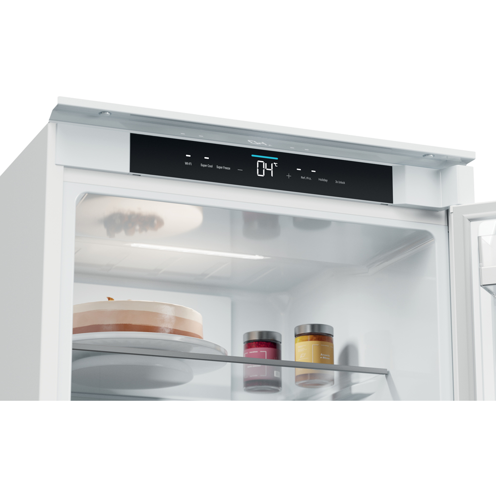 Combina frigorifica incorporabila HAIER EHBQW5518E, No Frost, 251 l, H 177 cm, Clasa E, Wi-Fi