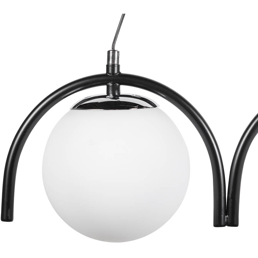 Pendul ERSTE Glace, E27, IP20, negru