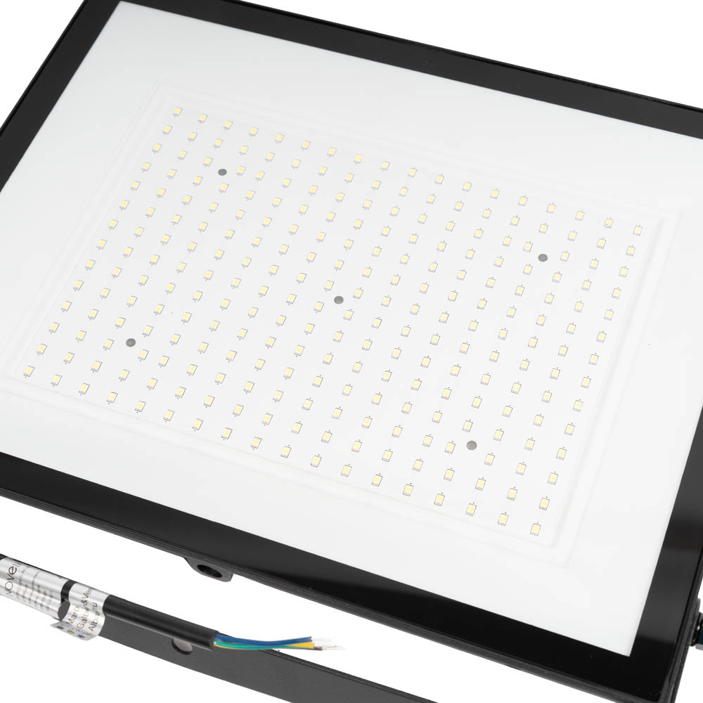 Proiector LED NOVELITE SMD V4, 200W, 6500K, IP65, negru