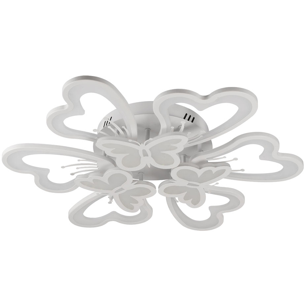 Plafoniera LED ERSTE Butterfly, 100W, 8500lm, IP20, alb