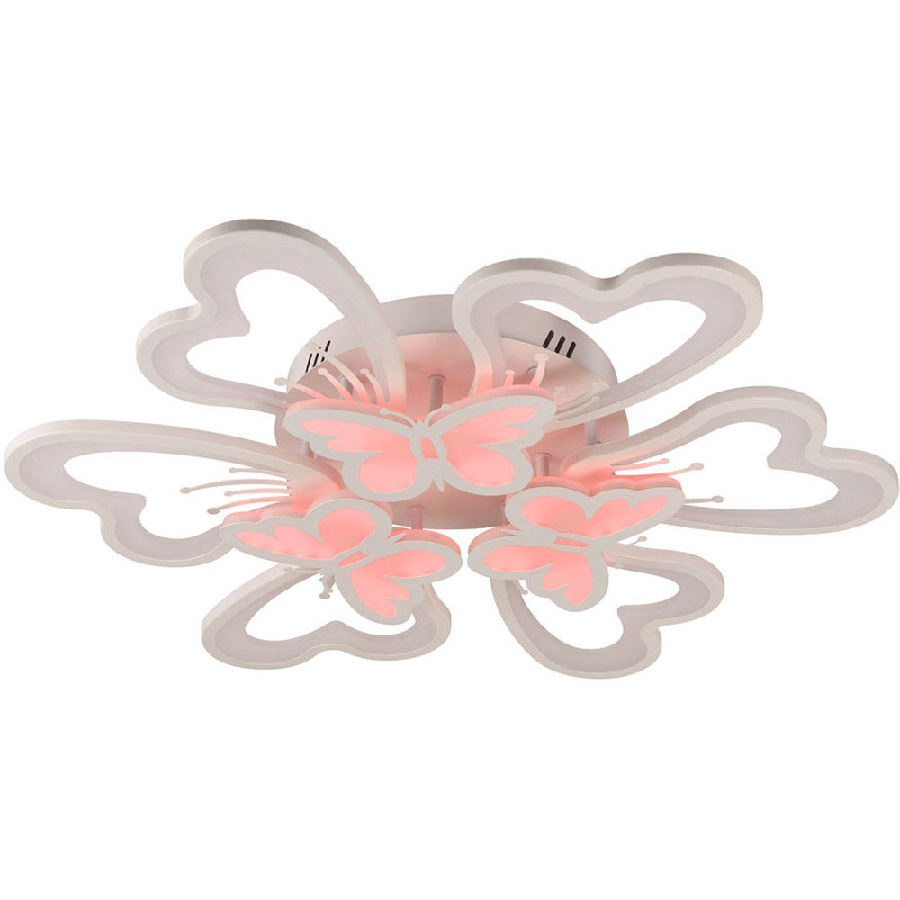 Plafoniera LED ERSTE Butterfly, 100W, 8500lm, IP20, alb
