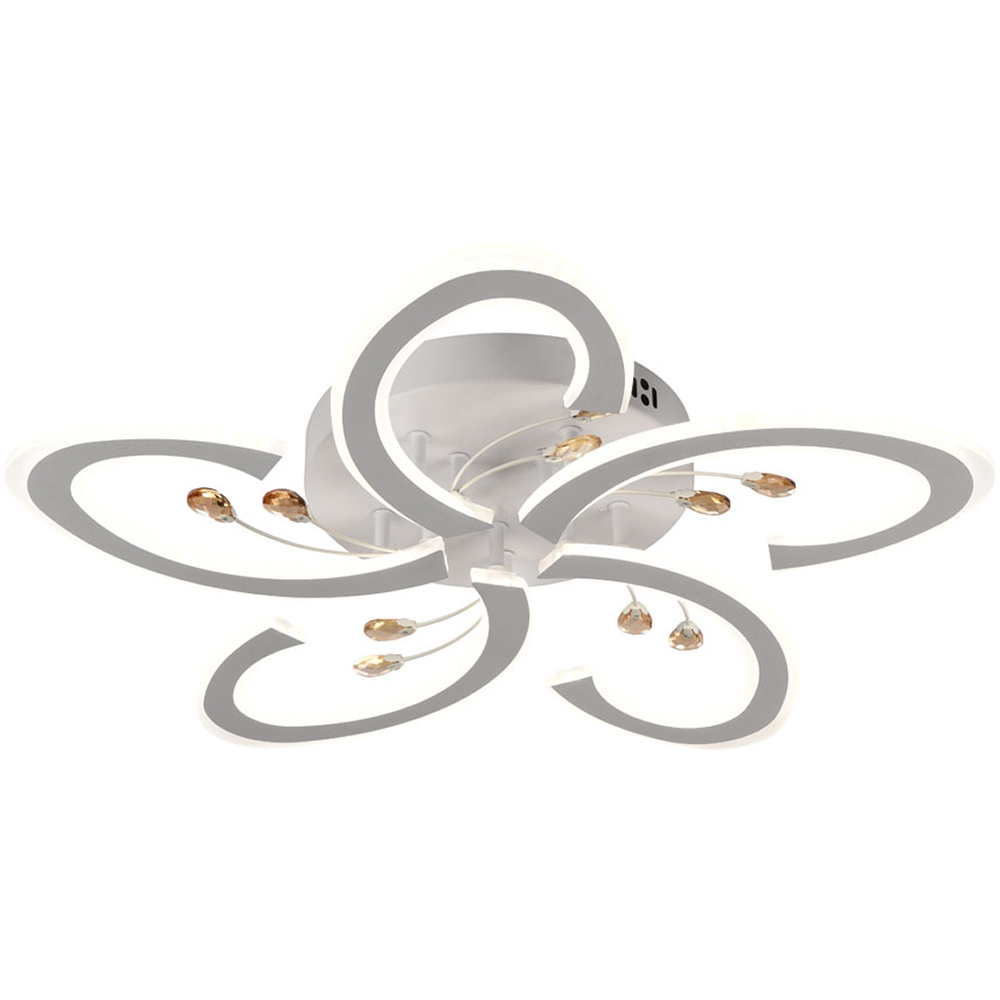 Plafoniera LED ERSTE Tasha, 100W, 10800lm, IP20, alb