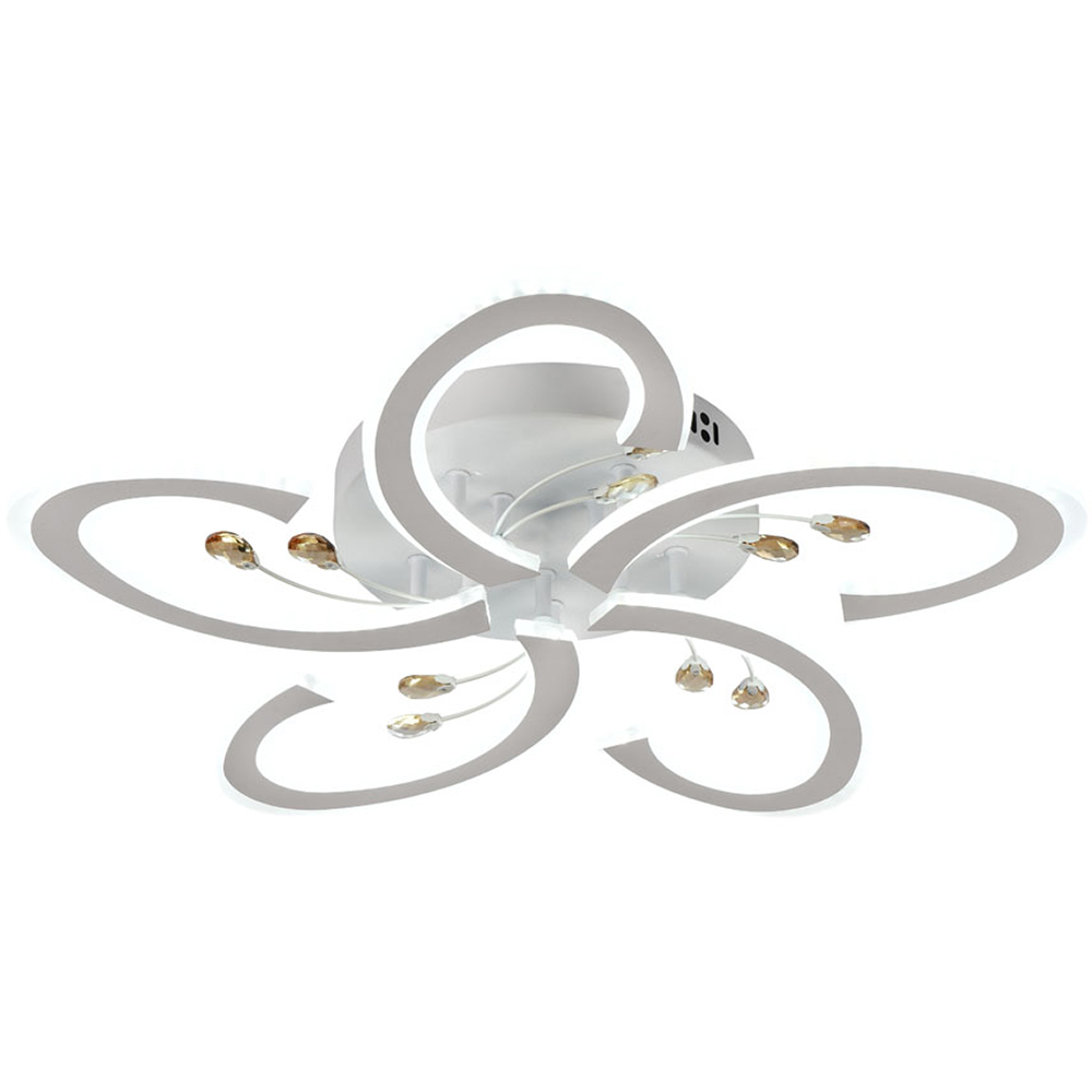 Plafoniera LED ERSTE Tasha, 100W, 10800lm, IP20, alb