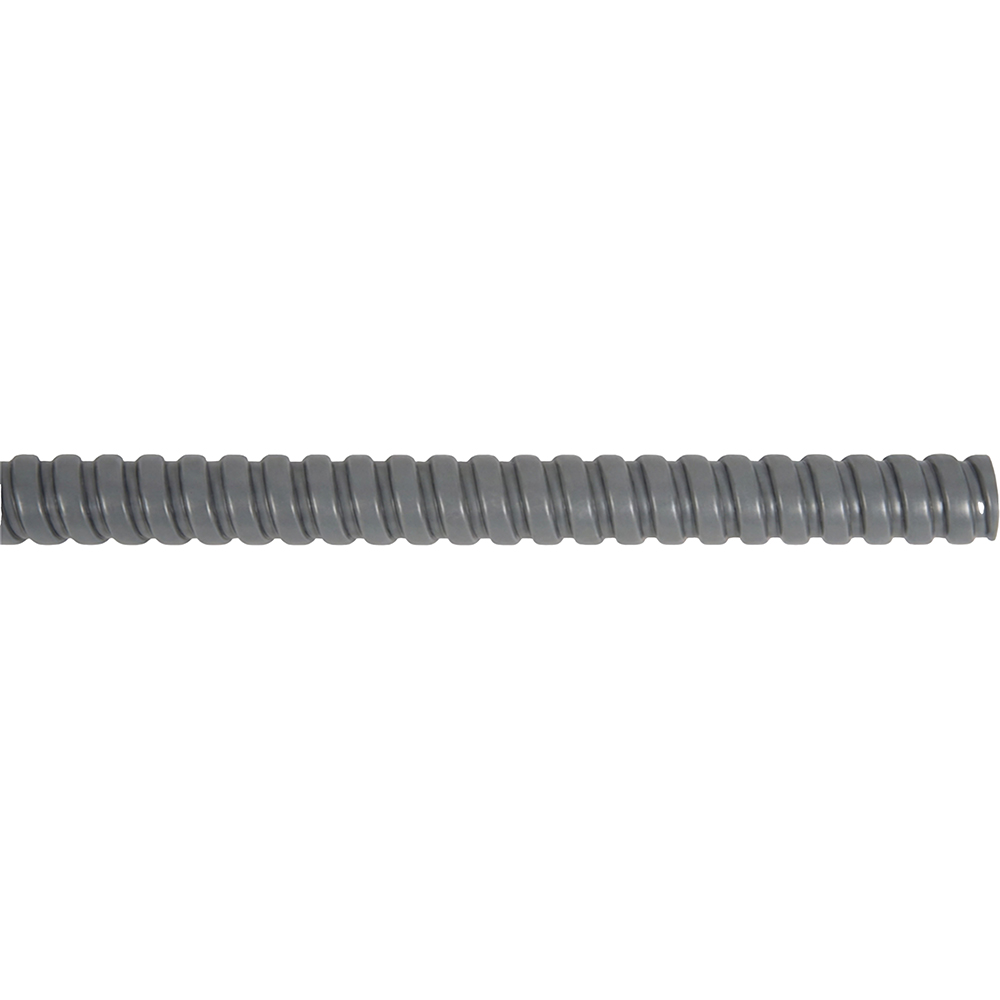 Tub flexibil metalic NOVELITE, PVC, 16mm, 25m, gri