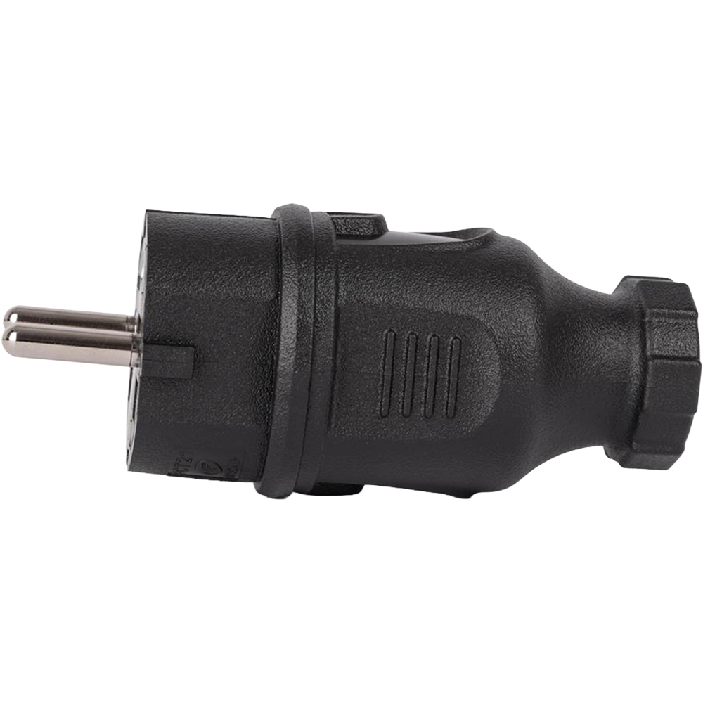 Stecher ENTAC, impamantare, 3680W, 16A, IP44, negru