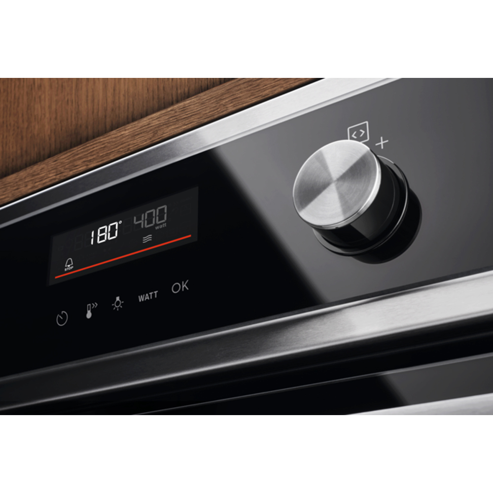 Cuptor incorporabil combi cu microunde ELECTROLUX EVL6E49X, 44 l, inox antiamprenta