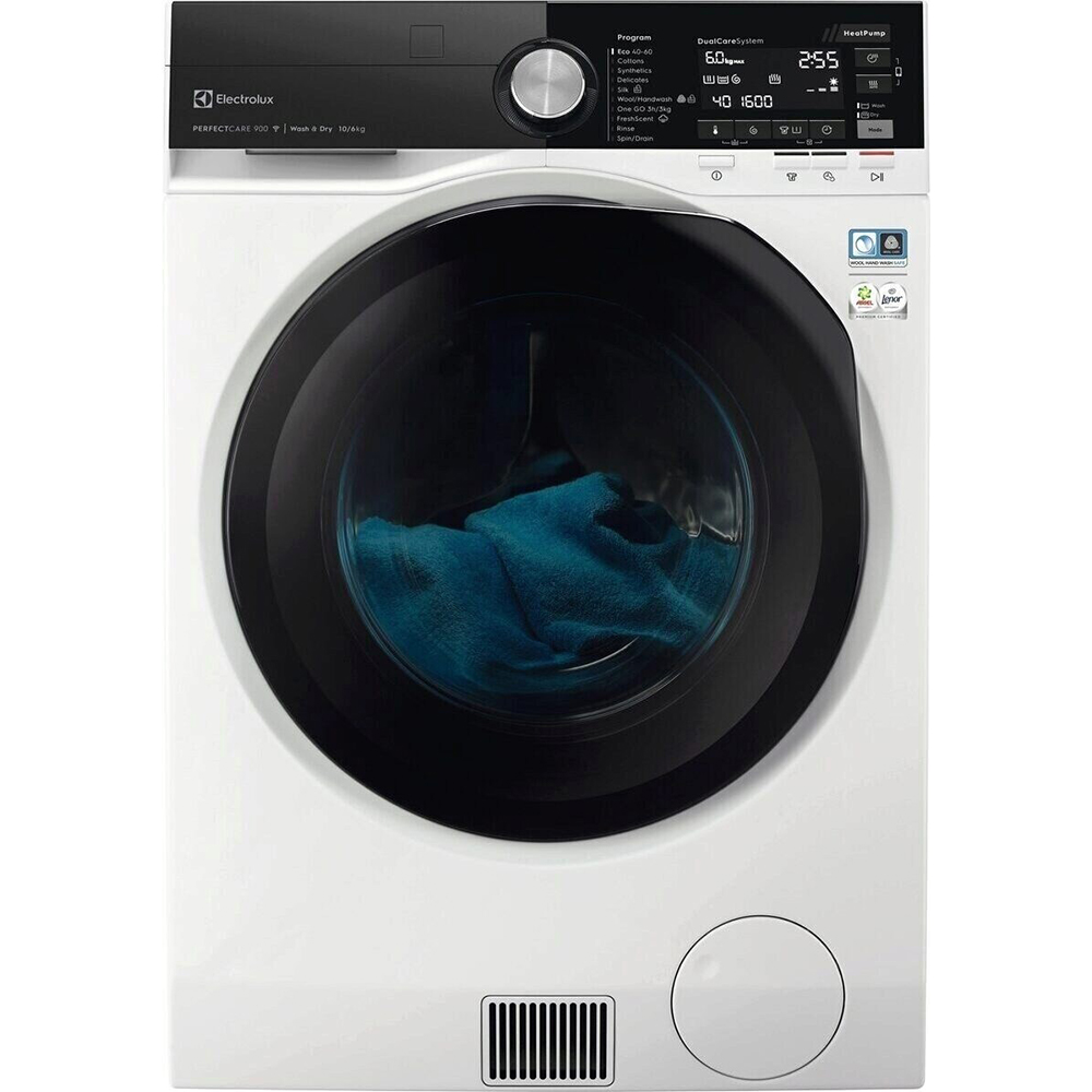 Masina de spalat rufe frontala cu uscator ELECTROLUX PerfectCare900 EW9WN161BCE, 10/6 kg, 1600rpm, Clasa A/B, alb
