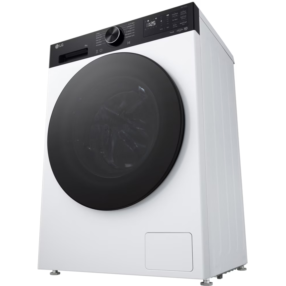 Masina de spalat rufe frontala LG F2X50S9TKB, AI Direct Drive, 9 kg, 1200rpm, Clasa A, alb
