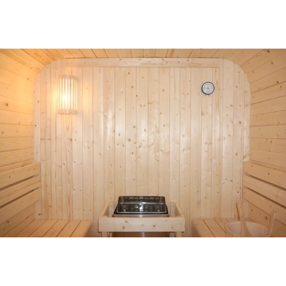Sauna finlandeza SANOTECHNIK Goteborg, 189 x 220 x 194 cm, 4 persoane, natur