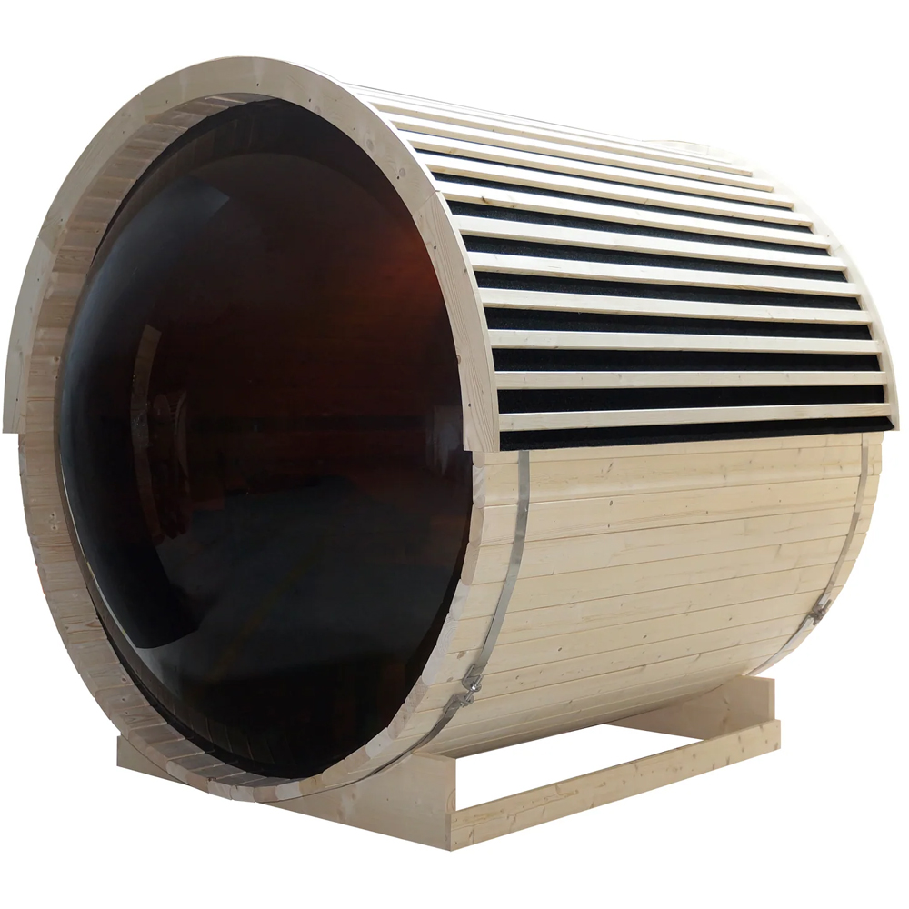Sauna finlandeza SANOTECHNIK Nyborg M, 195 x 205 x 195 cm, 4 persoane, natur