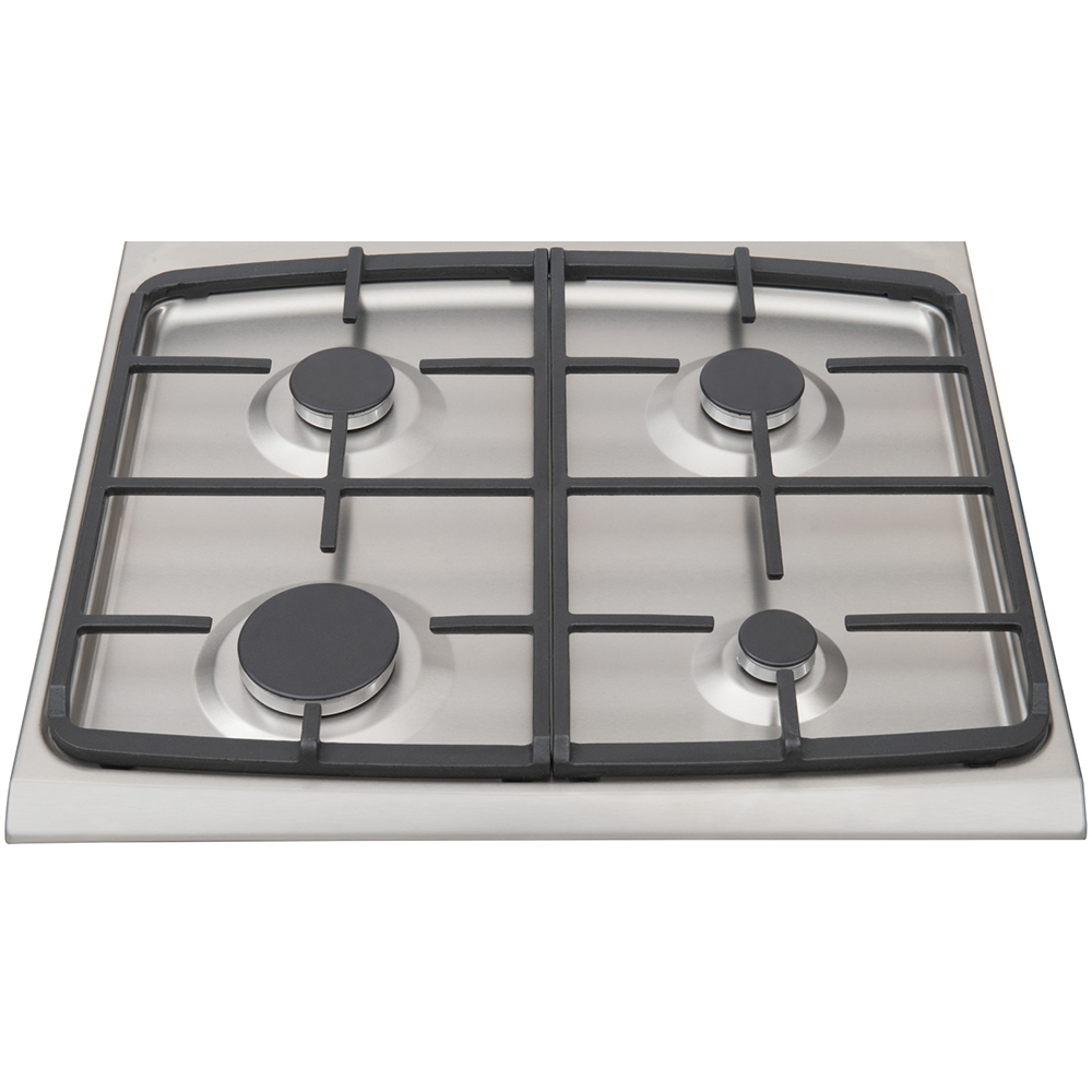 Aragaz HANSA FCGS61129H, 4 arzatoare, Gaz, L 60 cm, inox