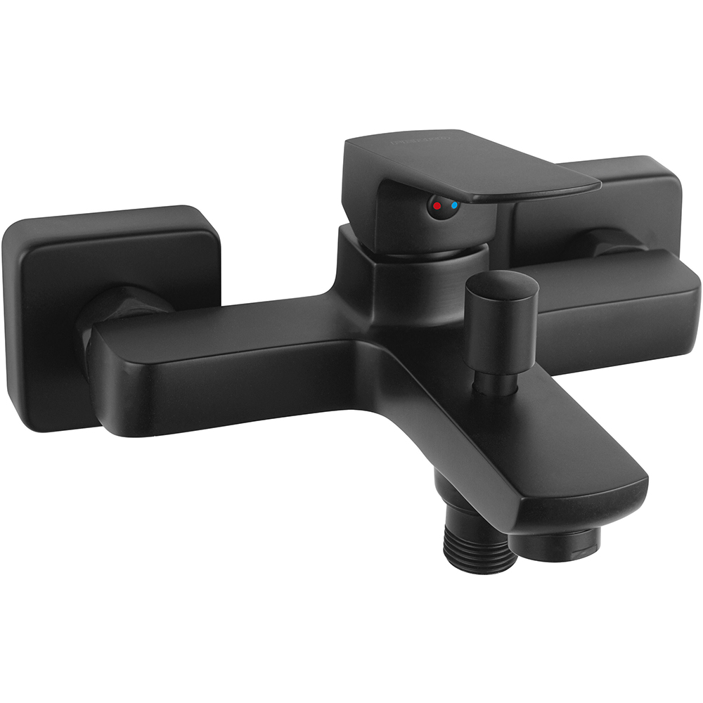 Baterie cada-dus FERRO Vitto Verdeline BVI1VLBL, alama sanitara, negru