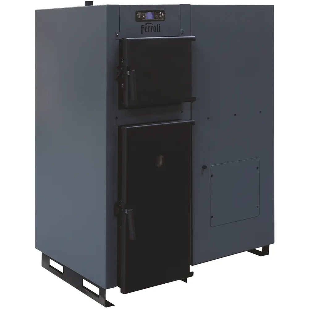 Cazan combutibil solid FERROLI Biopellet Combi, 25 kW, 81 x 95 x 130 cm