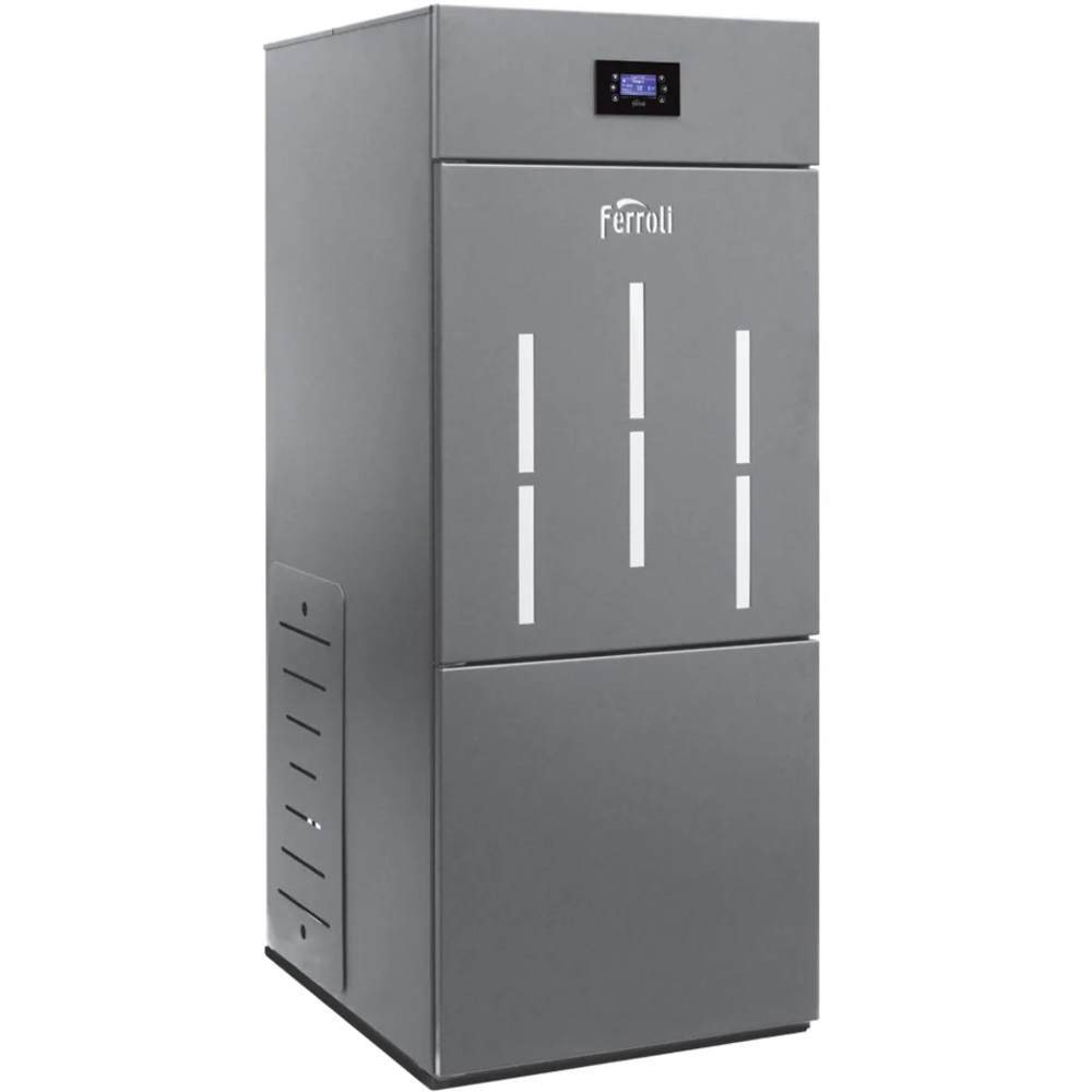 Cazan pe peleti FERROLI Biopellet Pro, 24 kW, 63.8 x 77.2 x 156.4 cm