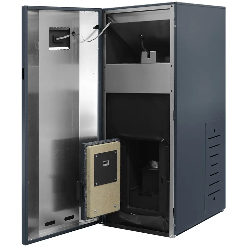 Cazan combutibil solid FERROLI Biopellet Uno, 24 kW, 63 x 84 x 146 cm