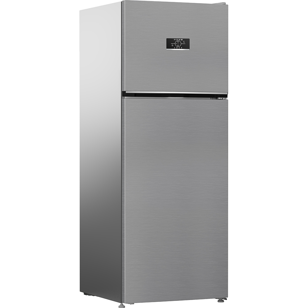 Frigider cu doua usi BEKO B3RDNE504HXB, No Frost, 477 l, H 186.5 cm, Clasa E, argintiu