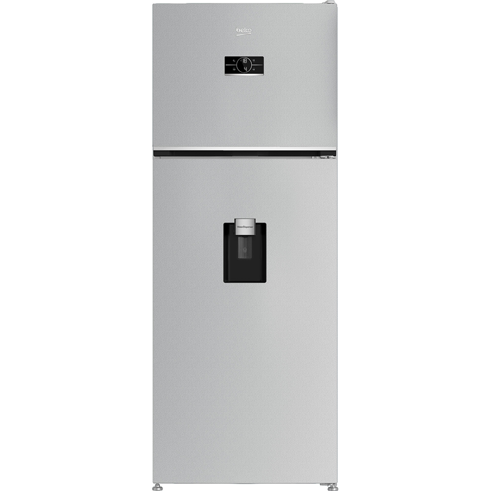 Frigider cu doua usi BEKO B5RDNE504LDM, No Frost, 477 l, H 186 cm, Clasa E, Dozator apa, gri