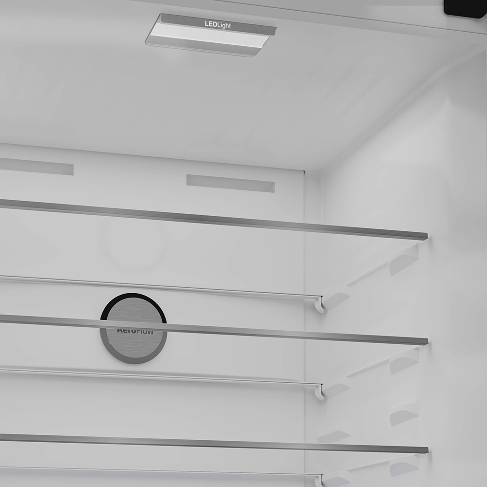 Frigider cu doua usi BEKO B5RDNE594ZXB, No Frost, 557 l, H 186 cm, Clasa E, inox