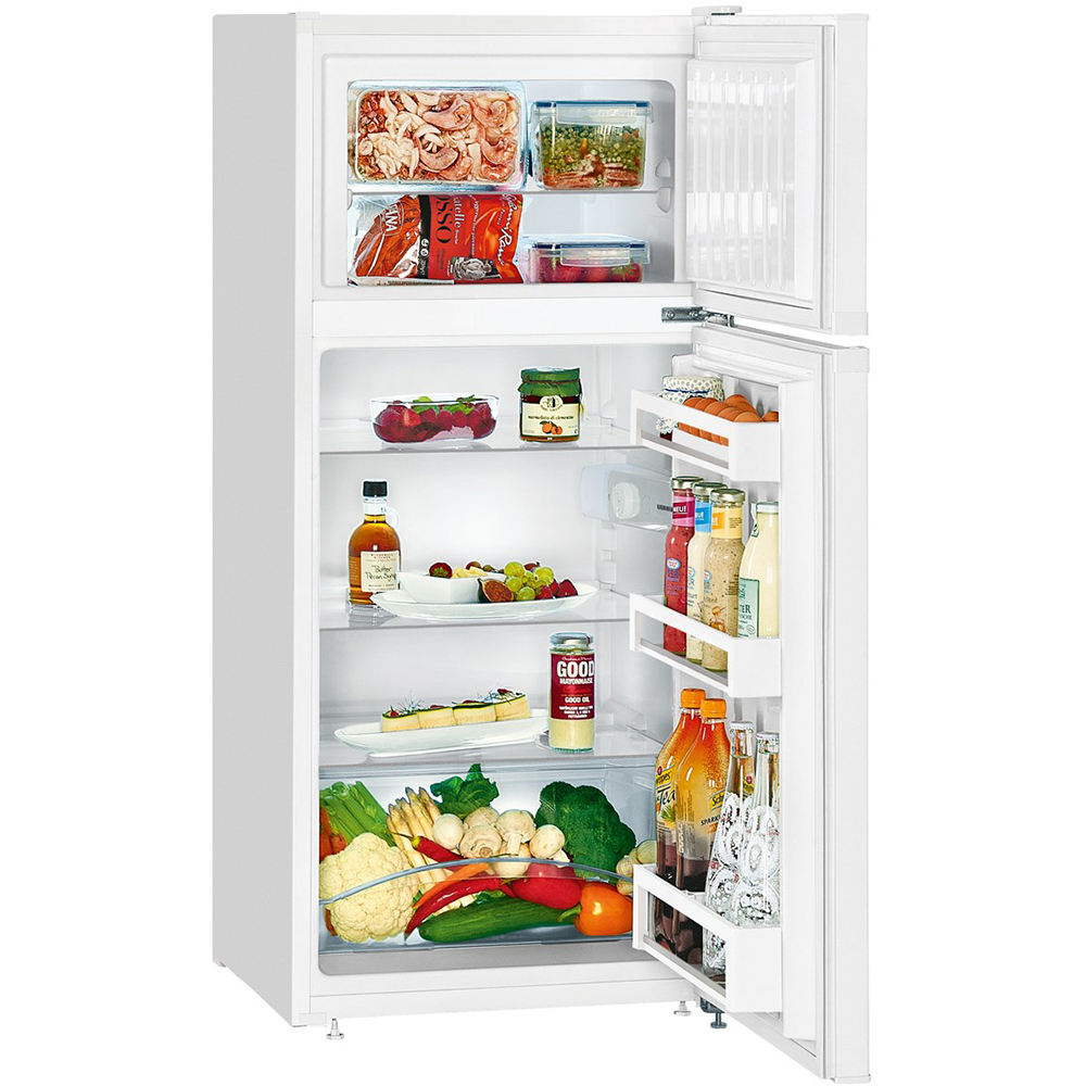 Frigider cu doua usi LIEBHERR CTPe211-26, SmartFrost, 196 l, H 124 cm, Clasa E, alb