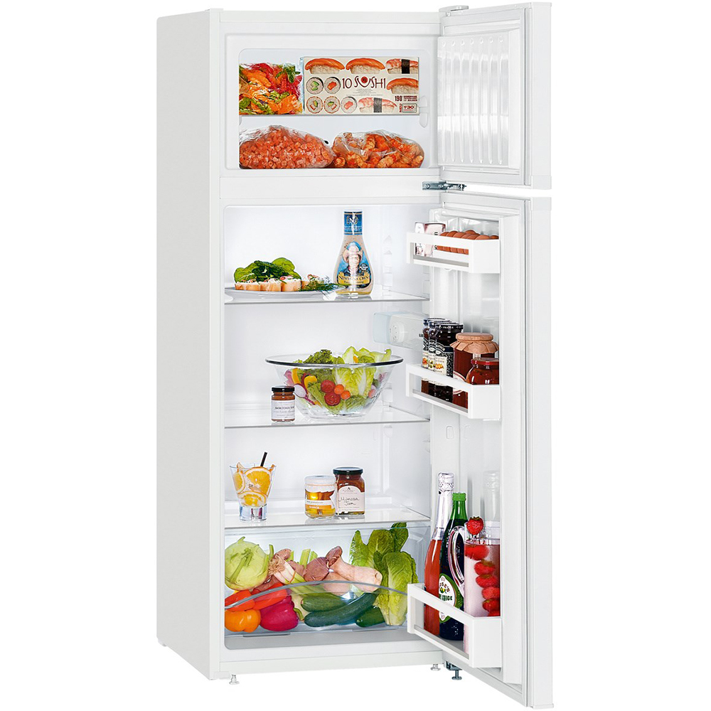 Frigider cu doua usi LIEBHERR CTPe231-26, SmartFrost, 234 l, H 140 cm, Clasa E, alb