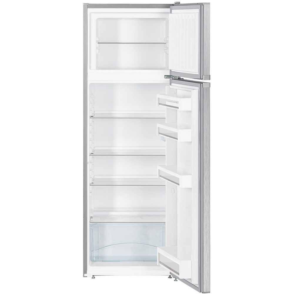 Frigider cu doua usi LIEBHERR GKle 1655-6, Smart Frost, 271 l, H 157 cm, Clasa E, argintiu