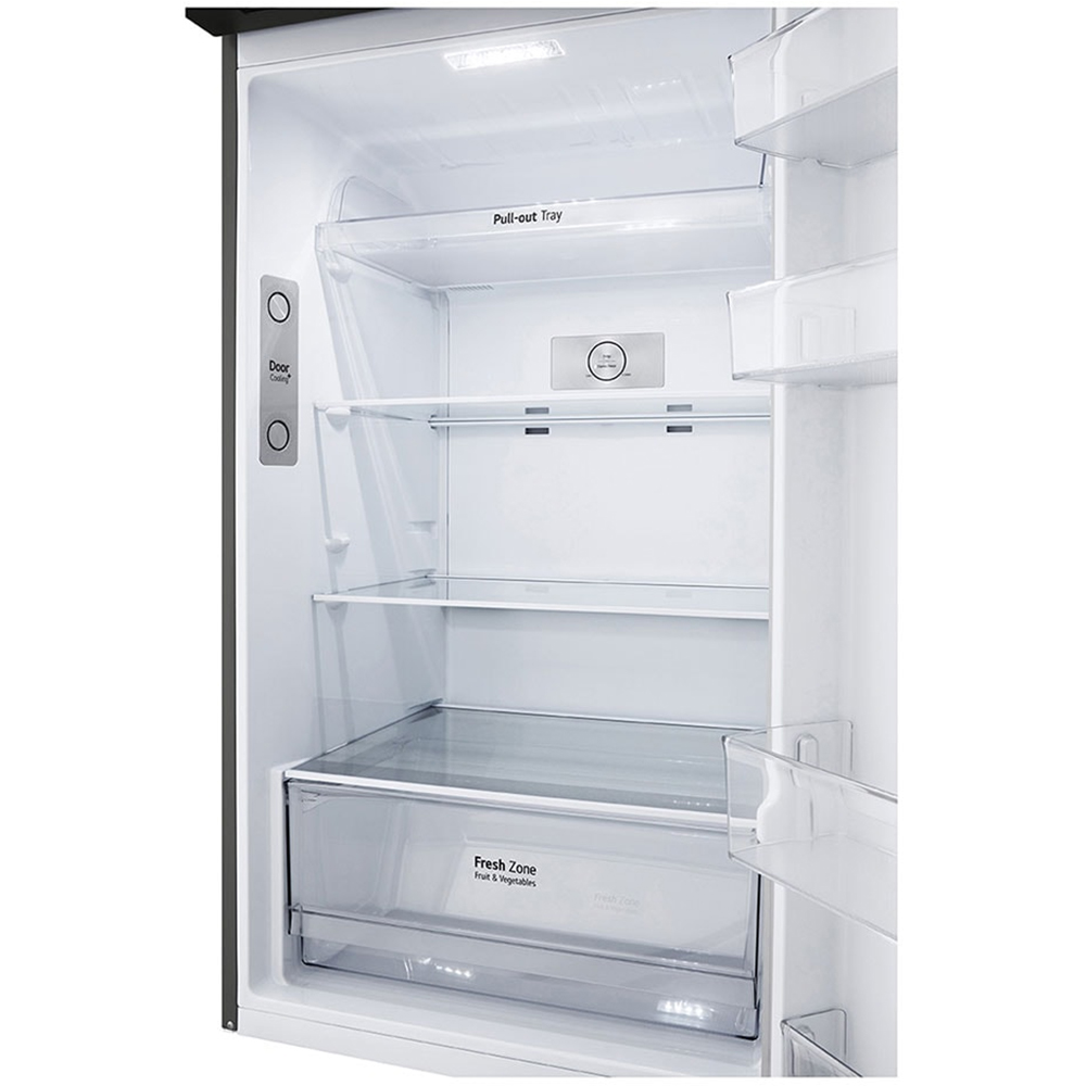 Frigider cu doua usi LG GTBV36PZGKD, No Frost, 395 l, H 176 cm, Clasa E, argintiu