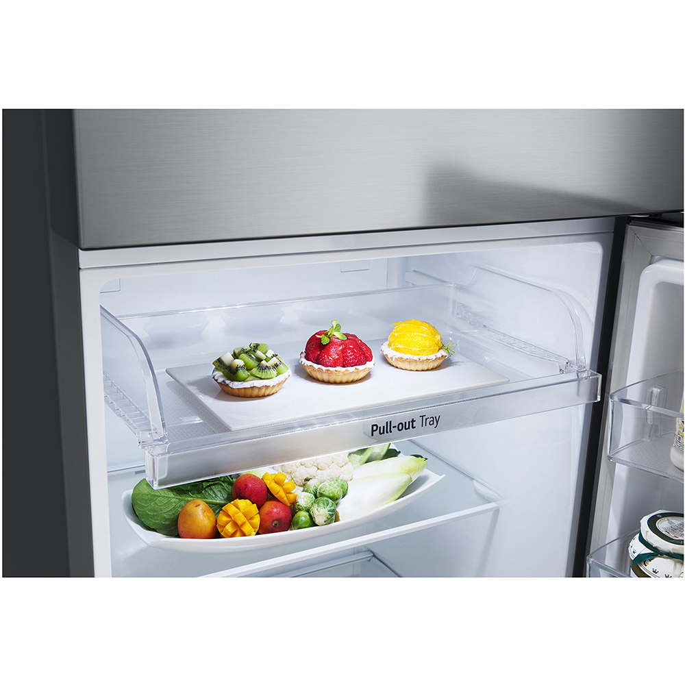 Frigider cu doua usi LG GTBV38PZGKD, No Frost, 335 l, H 172 cm, Clasa E, argintiu