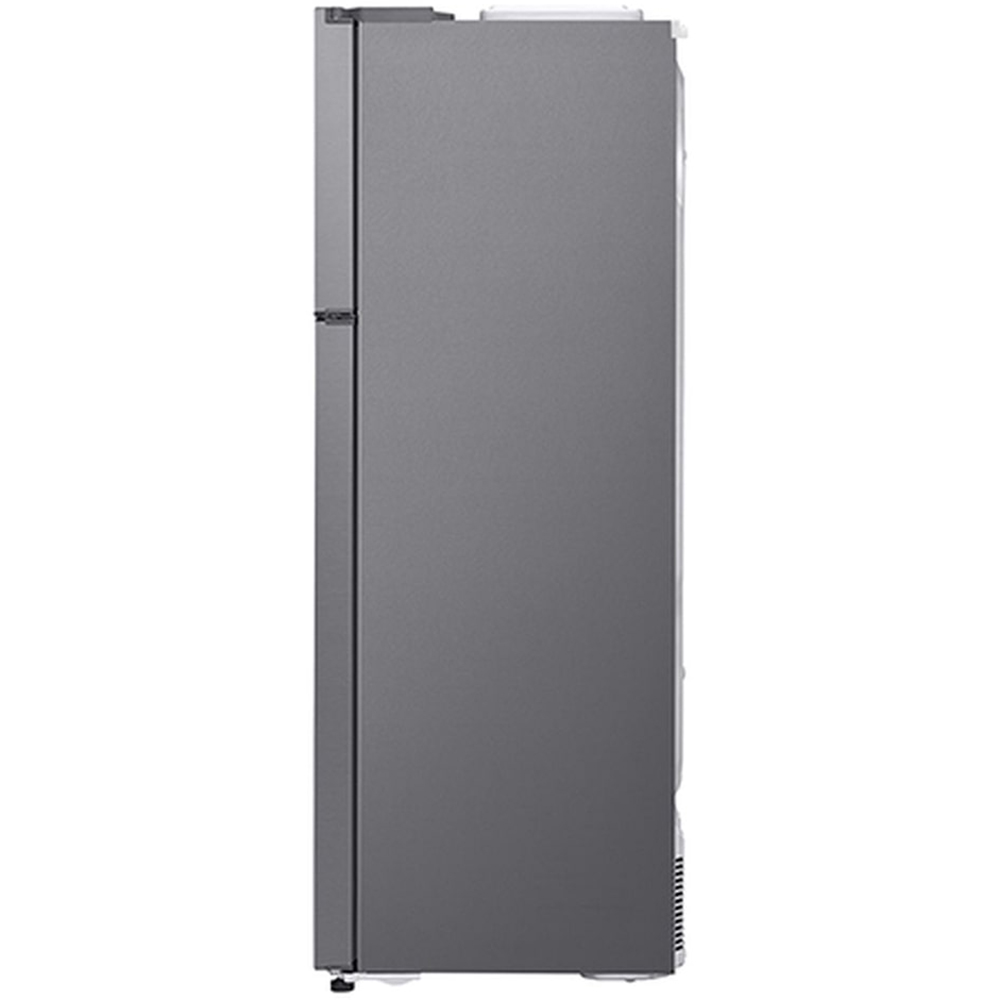 Frigider cu doua usi LG GTF744PZPED, No Frost, 509 l, H 180 cm, Clasa E, Dozator apa, argintiu