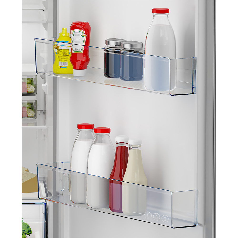 Frigider cu doua usi BEKO RDSE465K40WN, 437 l, H 185 cm, Clasa E, alb