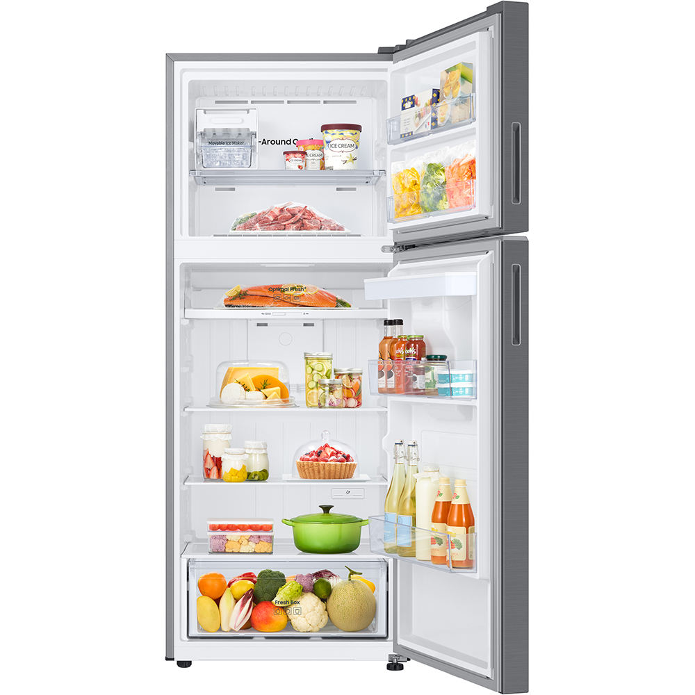 Frigider cu doua usi SAMSUNG RT42CG6724S9EO, No Frost, 412 l, H 178.5 cm, Clasa E,  Dozator apa, inox
