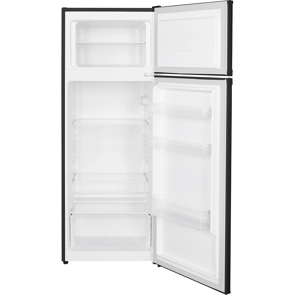 Frigider cu doua usi VORTEX VDD21SBK02H, 206 l, H 143 cm, Clasa E, negru