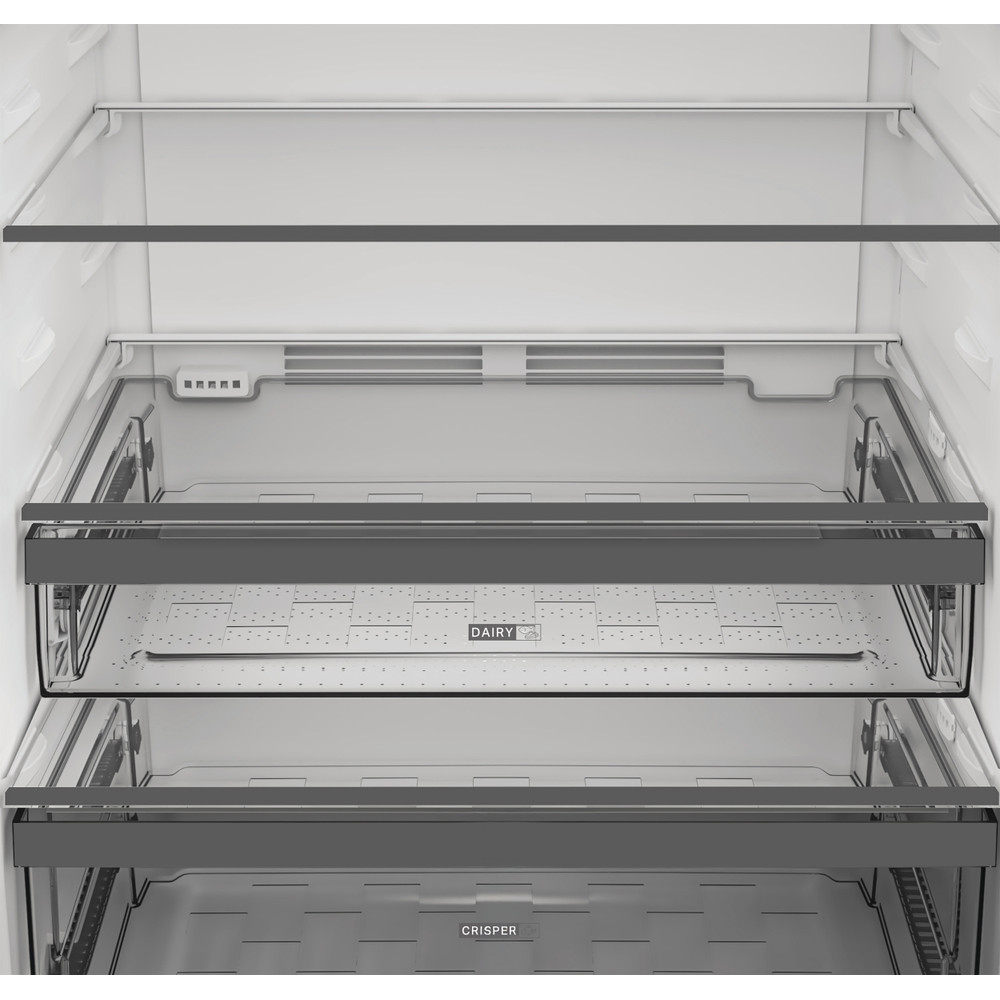 Frigider cu doua usi WHIRLPOOL WHD2 6472W X4E, No Frost, 477 l, H 186.5 cm, Clasa E, Dozator apa, inox