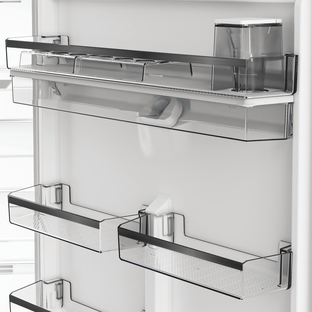 Frigider cu doua usi WHIRLPOOL WHD2 6472W X4E, No Frost, 477 l, H 186.5 cm, Clasa E, Dozator apa, inox