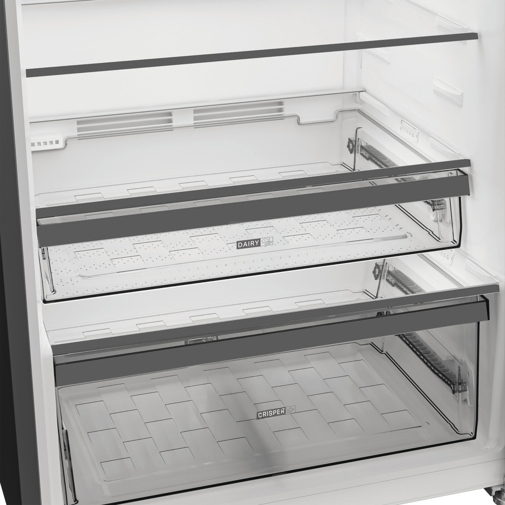 Frigider cu doua usi WHIRLPOOL WHD2 6472W X4E, No Frost, 477 l, H 186.5 cm, Clasa E, Dozator apa, inox