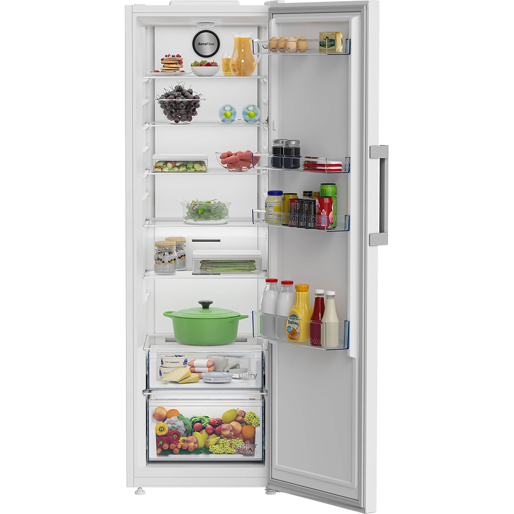 Frigider cu o usa BEKO B1RMLNE444W, No Frost, 365 l, H 186.5 cm, Clasa E, alb